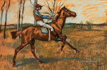 Edgar Degas Werke - der Jockey Edgar Degas